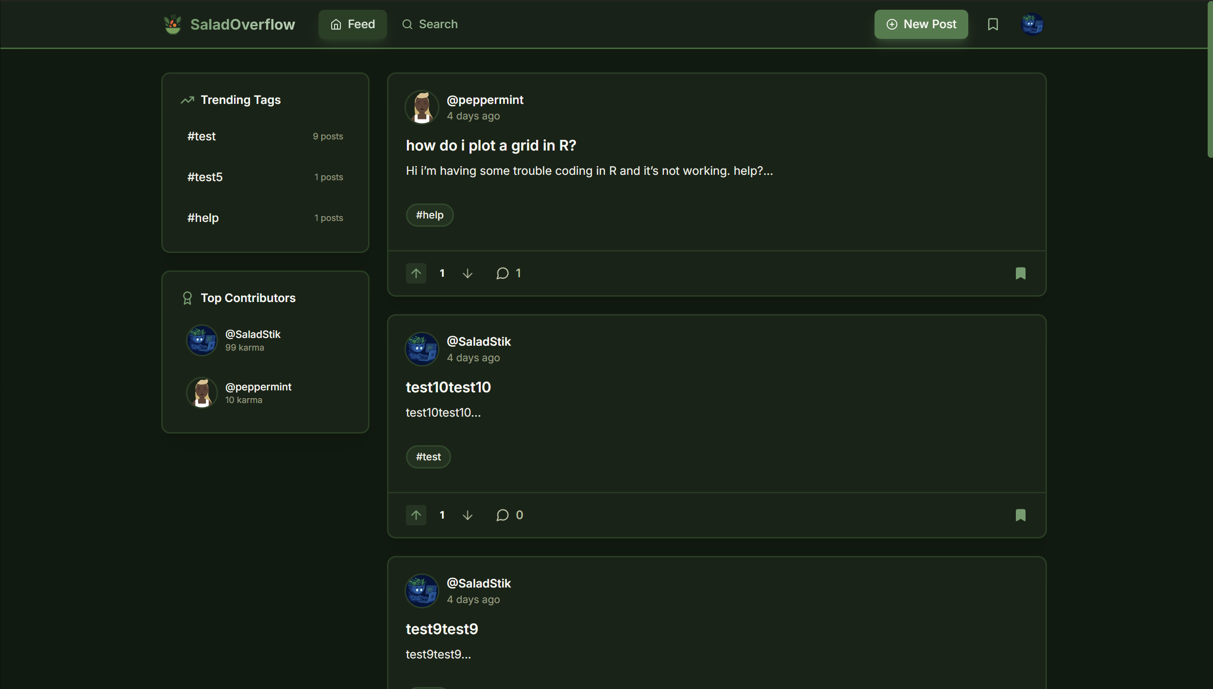 Salad Overflow Screenshot